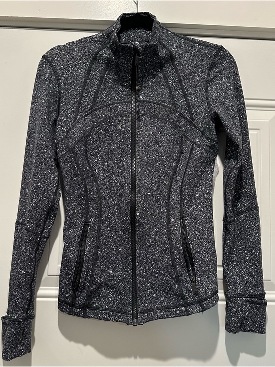 lululemon athletica Sweaters - Lululemon Speckled Black Full‑Zip Define Jacket